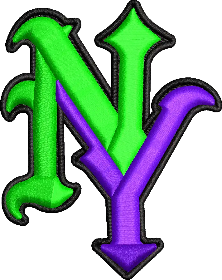 NY logo 3d puff